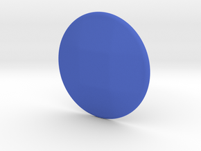 D-pad Button Topper - Convex 8-way large in Blue Smooth Versatile Plastic