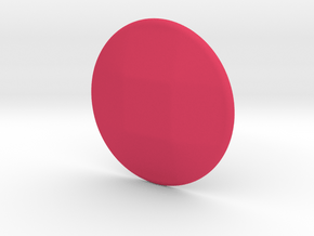 D-pad Button Topper - Convex 8-way large in Pink Smooth Versatile Plastic
