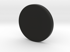 D-pad Button Topper - Concave 8-way large in Black Smooth Versatile Plastic