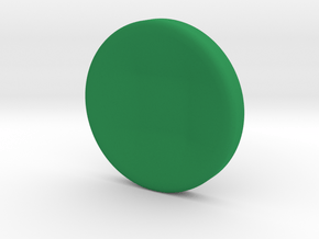 D-pad Button Topper - Concave 8-way large in Green Smooth Versatile Plastic