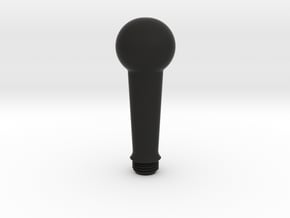 Joystick Stem with ball top in Black Smooth Versatile Plastic