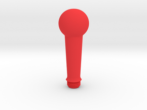 Joystick Stem with ball top in Red Smooth Versatile Plastic