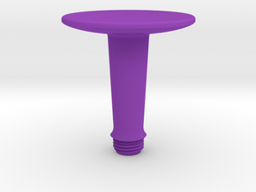 Joystick Stem with concave disc top in Purple Smooth Versatile Plastic