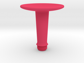 Joystick Stem with concave disc top in Pink Smooth Versatile Plastic