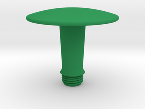 Joystick Stem with convex disc top - short in Green Smooth Versatile Plastic