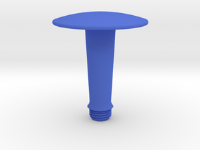 Joystick Stem with convex disc top in Blue Smooth Versatile Plastic