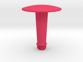 Joystick Stem with convex disc top in Pink Smooth Versatile Plastic