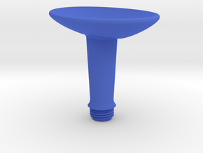 Joystick Stem with concave oval top in Blue Smooth Versatile Plastic