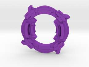 Beyblade Cyber Draciel-2 | Anime Attack Ring in Purple Processed Versatile Plastic