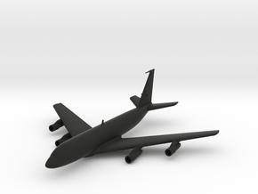 Boeing 707 in Black Natural Versatile Plastic