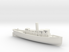 1/160 Scale GLADIATOR Towboat 1896 Waterline in White Natural Versatile Plastic