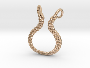 Ring Holder Necklace in 14k Rose Gold: Extra Small