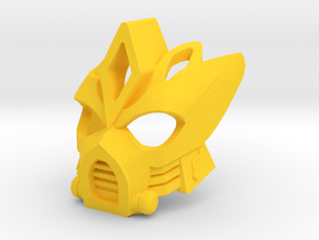 Toa Nikila's Great Mask of Possibilities in Yellow Smooth Versatile Plastic