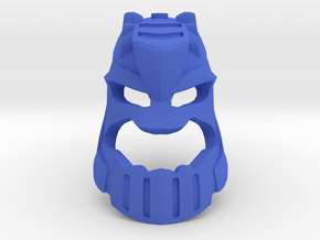 Skakdi Face (Iron) in Blue Smooth Versatile Plastic