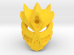 Great Mask of Possibilities [Galvanized] in Yellow Smooth Versatile Plastic