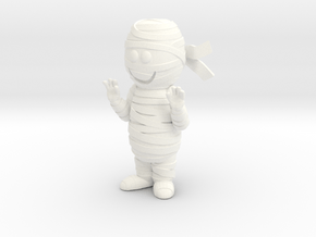 Monster Mash - Mummy in White Processed Versatile Plastic