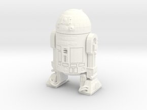 Star Wars - R2D2 - Standing - 1:18 in White Processed Versatile Plastic