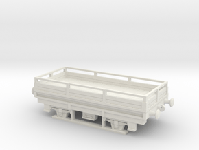 HO/OO Freelance 1-Plank Wagon Chain in White Natural Versatile Plastic