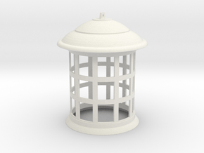 1/10 Scale TARDIS Lamp w/ Bottom Hole v.2 in White Natural Versatile Plastic