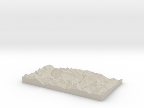 Model of Neste de la Gela in Natural Sandstone