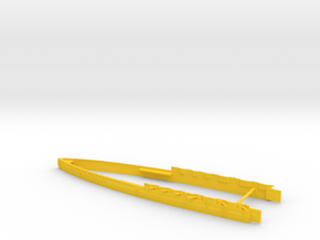 1/700 A-H Battle Cruiser Design Id Stern in Yellow Smooth Versatile Plastic