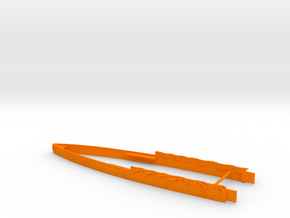 1/700 A-H Battle Cruiser Design Id Stern in Orange Smooth Versatile Plastic