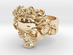 Mexican Ring US9 in 14k Gold Plated Brass
