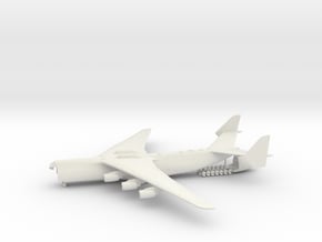 Antonov An-225 Mriya in White Natural Versatile Plastic: 1:350