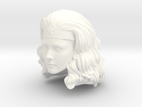 Wonder Woman - 1:6 without neck in White Smooth Versatile Plastic