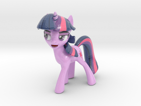 My Little Pony - Twilight Posed in Smooth Full Color Nylon 12 (MJF)