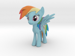 My Litte Pony - Rainbow Dash in Matte High Definition Full Color