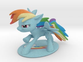 My Little Pony - Rainbow Dash Posed in Standard High Definition Full Color