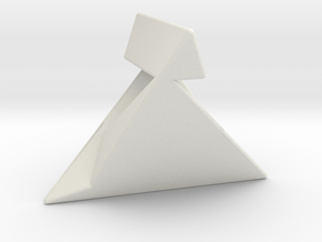 Szilassi polyhedron in White Natural Versatile Plastic