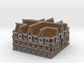 Minecraft Rustic Mansion in Natural Full Color Sandstone
