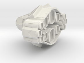 2010 Leonov - 10in - Engine in White Natural Versatile Plastic