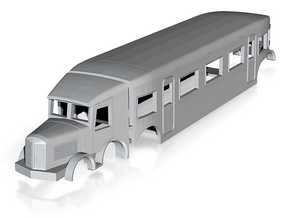 0-160fs-micheline-type-9-railcar in Tan Fine Detail Plastic