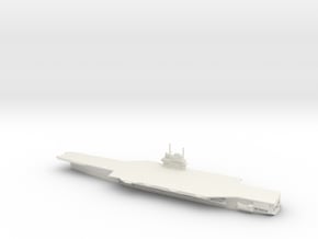 1/700 Scale USS Forrestal CV-59 in White Natural Versatile Plastic