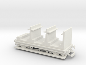 HO/OO Hornby TTTE Branch Coach Chassis Bachmann in White Natural Versatile Plastic