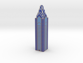 Minecraft Glass Skyscraper in Natural Full Color Sandstone