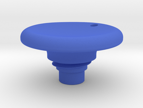 Pen Tail Cap - Disc - small in Blue Processed Versatile Plastic
