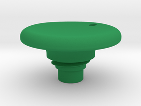 Pen Tail Cap - Disc - small in Green Smooth Versatile Plastic