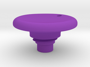 Pen Tail Cap - Disc - small in Purple Smooth Versatile Plastic