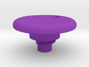 Pen Tail Cap - Disc - medium in Purple Smooth Versatile Plastic