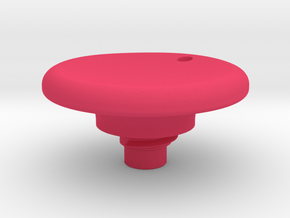 Pen Tail Cap - Disc - large in Pink Smooth Versatile Plastic