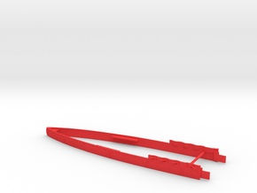 1/700 A-H Battle Cruiser Design Ie Stern in Red Smooth Versatile Plastic