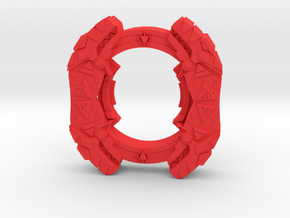 Beyblade Tyrannozord | Custom Attack Ring in Red Processed Versatile Plastic