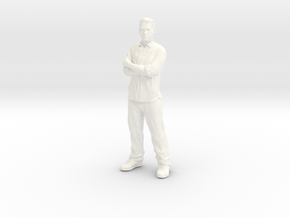 Fast and Furious - Brian 1.24 in White Smooth Versatile Plastic
