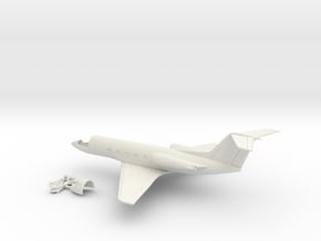 046D Gulfstream II 1/72 in White Natural Versatile Plastic
