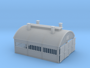 LM26 Engine shed in Tan Fine Detail Plastic