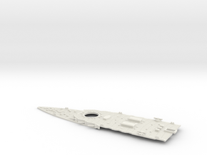 1/700 A-H Battle Cruiser Design II Quarterdeck in White Natural Versatile Plastic